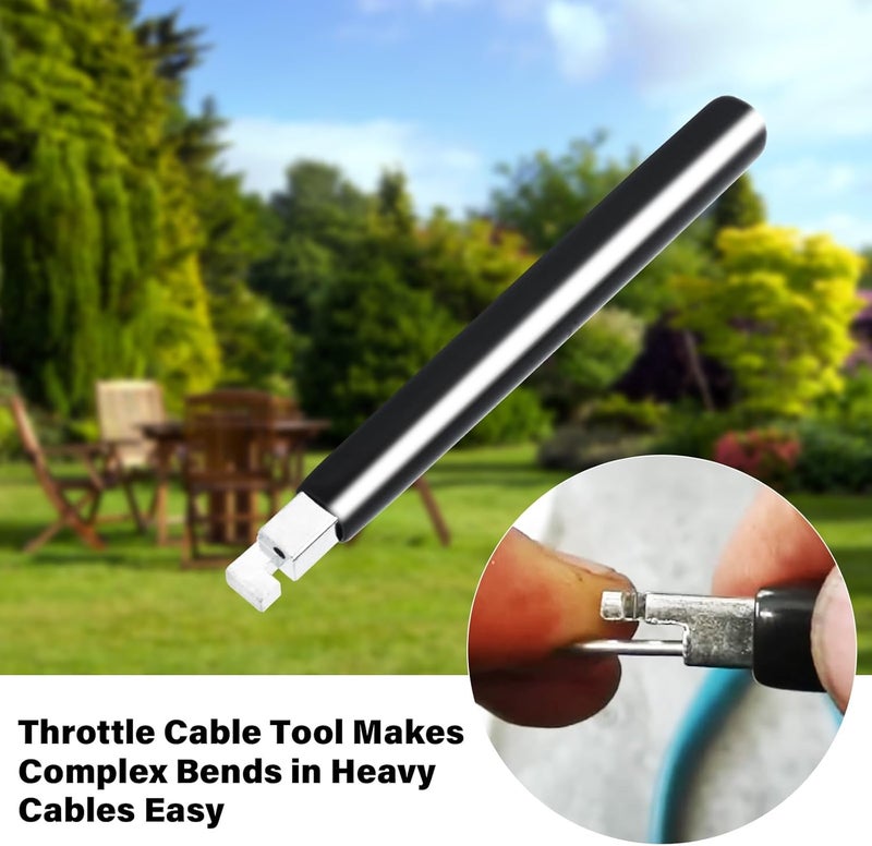 Rvanv 42-455 Grip Handle Throttle Wire Z-Bender for Oregon Stens 750-455 for Use with .054" .072" Throttle Control Innerwire (3Pc) - Image 4
